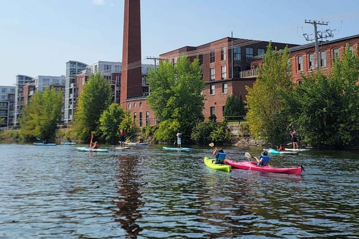 Kayak Montreal's Lachine Canal with a pro guide