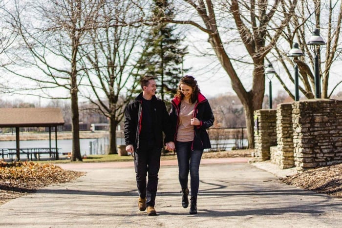 Tour romántico privado a pie para parejas en Montreal
