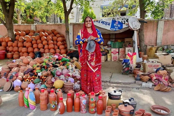 Jaipur: Shoppingtur med blåt keramik og trykkeriværksted