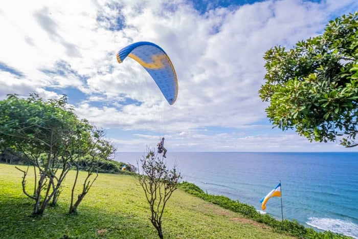 Ponta Malongane: experiencia en parapente con monitor