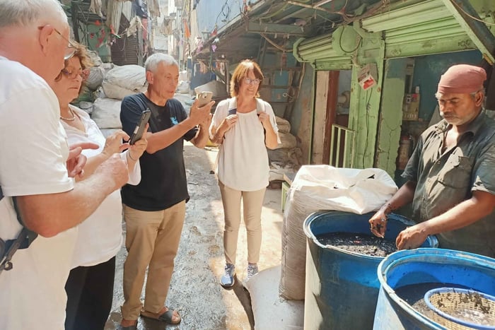 Mumbai : visite du bidonville de Dharavi et de Dhobi Ghat avec trajet en train