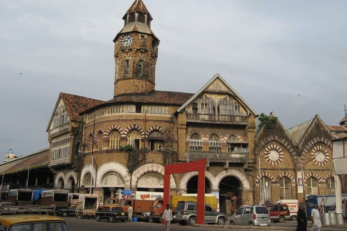 Visite à pied du marché de Mumbai