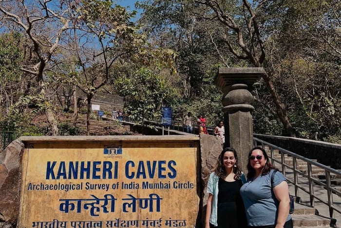 Mumbai SGNP: Kanheri-grottene + tiger- og løvesafari + tempeltur