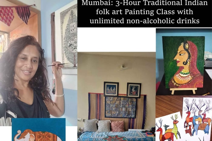 Mumbai : cours de peinture avec boissons non alcoolisées illimitées