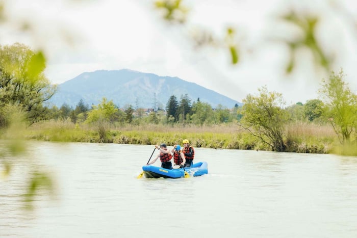 Canoe tour close to Munich