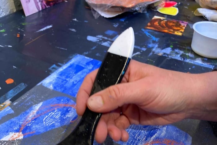München: Målarworkshop på kvällen på Atelier Sebening