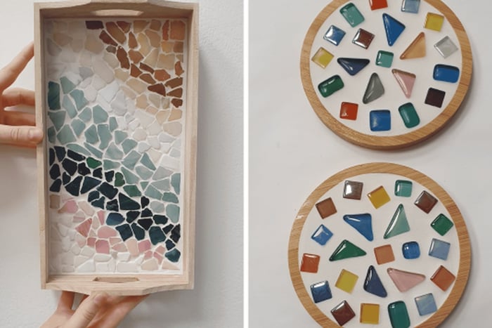 München: Mosaikworkshop med drycker och tilltugg