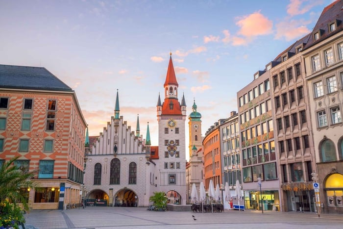 Privat stadsvandring i Münchens gamla stadskärna och engelska trädgårdar