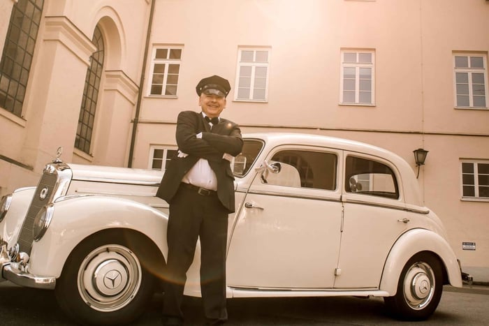 München: Romantisk tur i veteranbil! Höjdpunkter och hemligheter inkl. guide