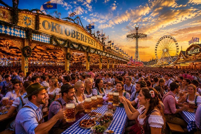 München: Oktoberfest-oplevelse og byvandring i den gamle bydel