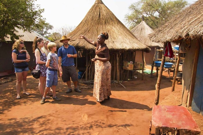 Visite culturelle de l'île d'Impalila : bande de Caprivi
