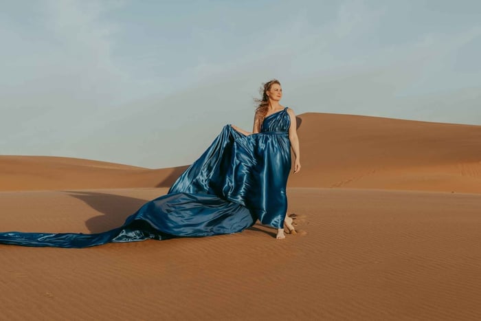 Swakopmund: Private Editorial Flying Dress Shoot