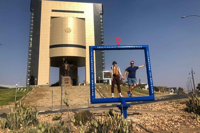 Windhoek: Stadsvandring och Township. Fordon, guide, kapana