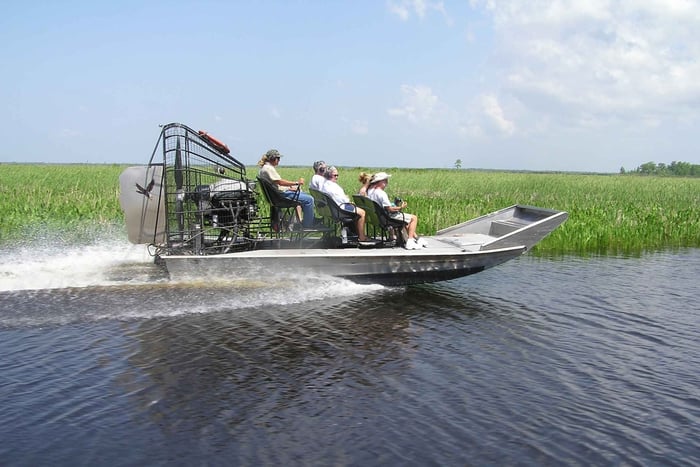 Depuis la Nouvelle-Orléans : excursion en hydroglisseur dans les marais, 2 visites de plantations et déjeuner.
