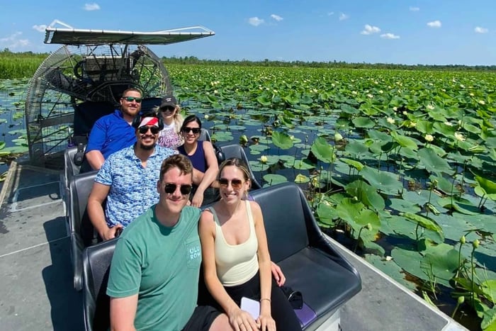 Nueva Orleans: Excursión en hidrodeslizador por el pantano con 10 pasajeros