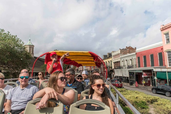 New Orleans French Quarter Audioguide & HOHO Bus Tour Option