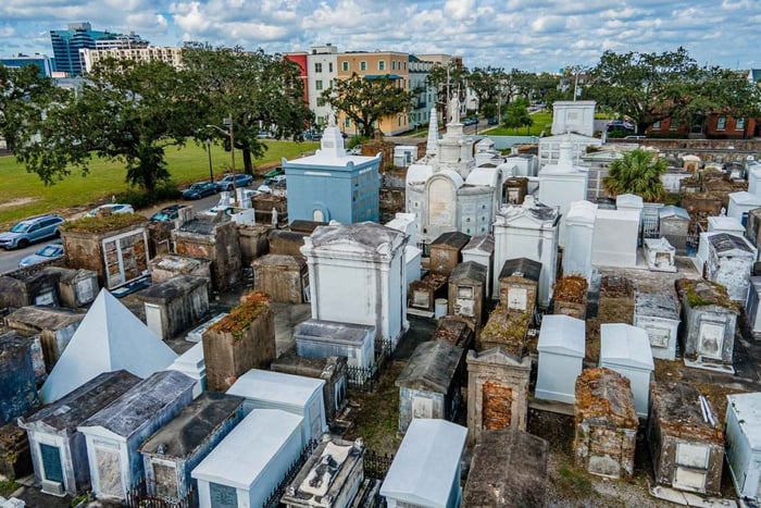 Nouvelle-Orléans : Visite pied à l'intérieur du cimetière Saint-Louis n° 1
