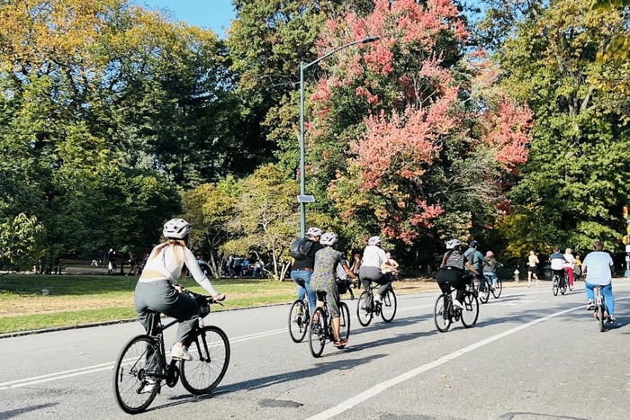 Rondleiding door Central Park op de fiets