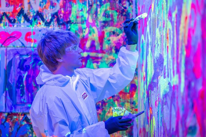 Manhattan : expérience privée de peinture thérapeutique sous les néons néons