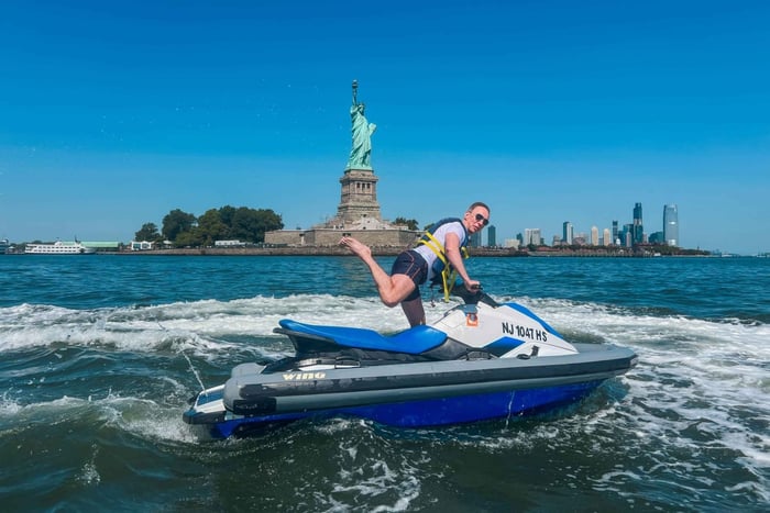 New-York : tour en jet-ski de Manhattan et de la statue de la liberté
