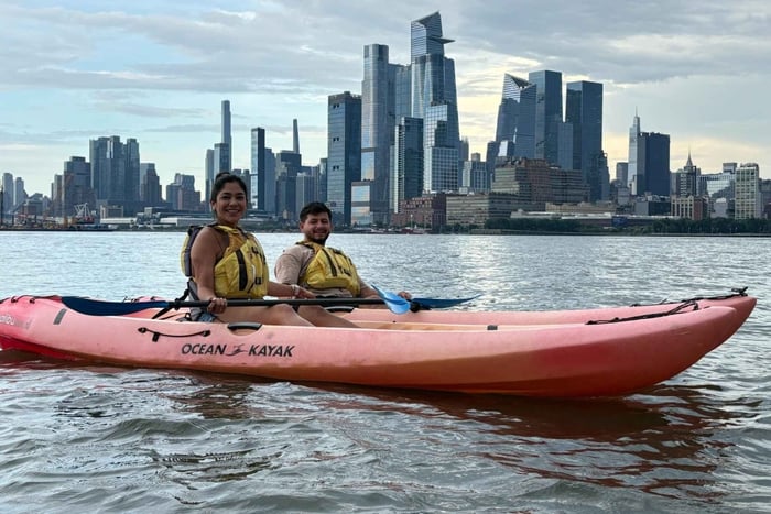 NYC: Kajak-eko-tur i Manhattans skyline