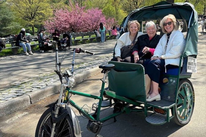 NYC: Sex and the City-platser med cykeltaxi