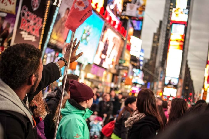 NYC: Insidertur på Broadway og Times Square med en artist