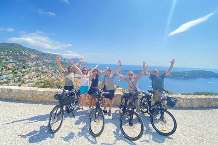 Nizza: Tour panoramico in bicicletta della Costa Azzurra