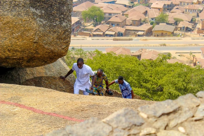 Fra Lagos: Abeokuta Olumo Rock Tour med lunsj og tog