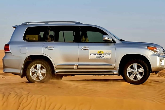 From Muscat: Wadi Bani Khalid & Wahiba Sands Transfer