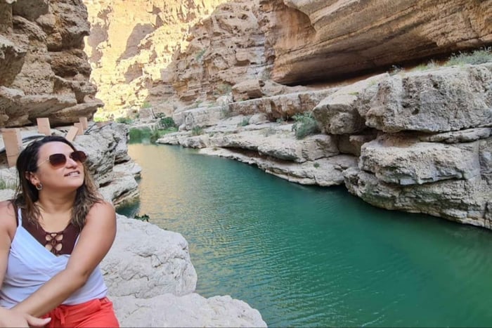 Muscat: gedeelde tour naar Wadi Shab