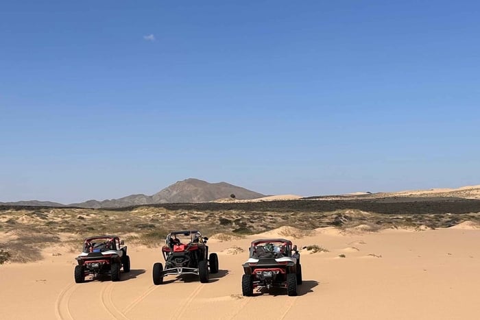 Safari en quad dans le désert de Wahiba Sands à Oman : boucle de 400 km d'une journée avec plage