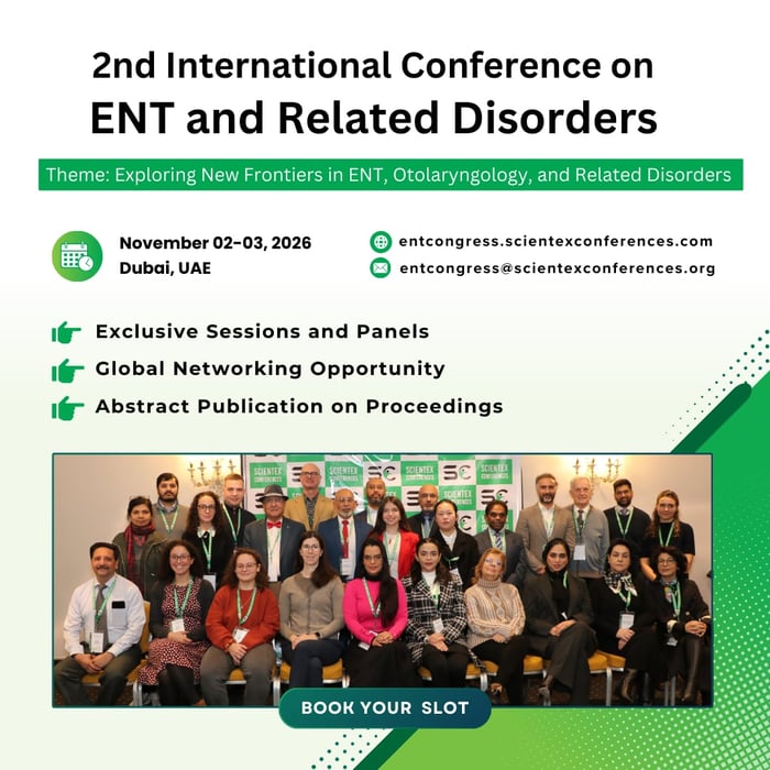 2ª Conferenza Internazionale su Otorinolaringoiatria e Disturbi Correlati