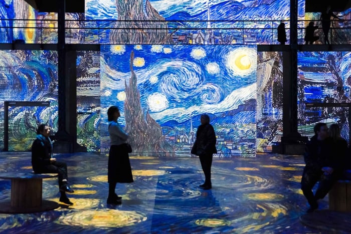 Atelier des Lumières Van Gogh-utstillingens inngangsbillett