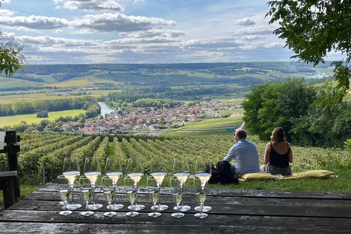 Vanuit Parijs: een dag vol bubbels – kleine groep, proeverijen en ophalen
