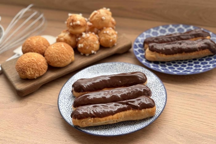 Eclair & Choux Pastry Baking Class with A Pastry Chef