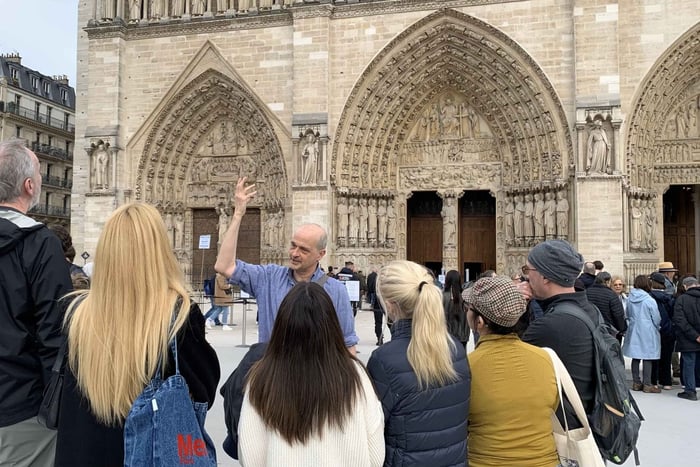 Visite guidée à pied de l'intérieur de la cathédrale Notre-Dame et de l'île de la Cité