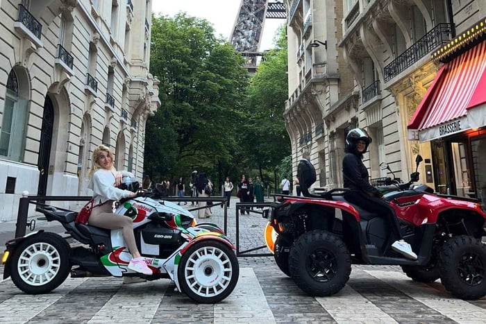 Paris by Night in a Can-Am. The City of Lights like you've never seen it before!