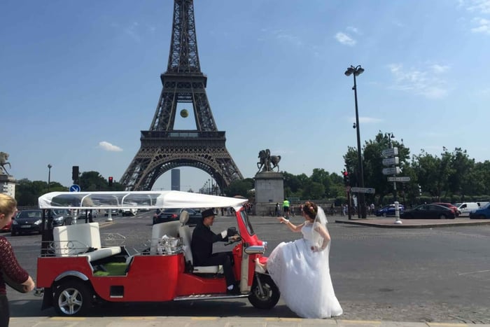 Paris med tuk-tuk: Privat tur til ikoniske severdigheter