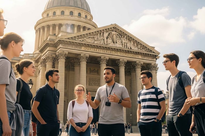 Paris: Rundvandring i Latinkvarteret med Notre Dame Assist-inträde