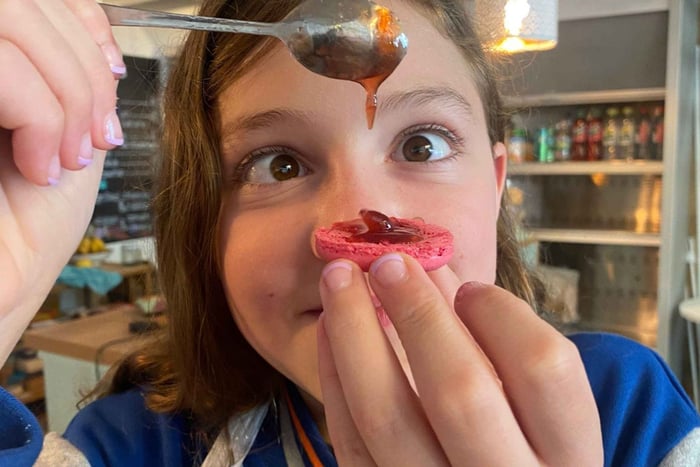 Paris: Macaron-bagningskursus for familier og børn