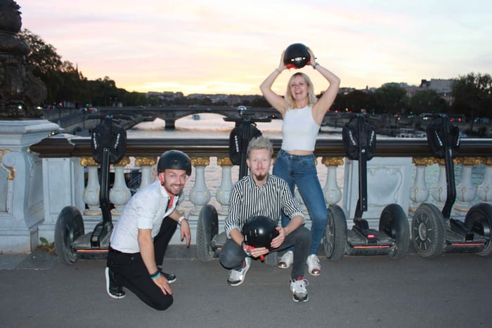 Paris: Privat sightseeing Segway-tur