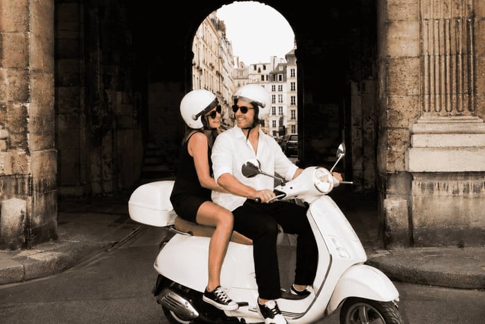 París: paseo en Vespa con un guía de habla india