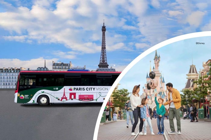 Parijs: Retourtransfer van Parijs naar Disneyland Parijs