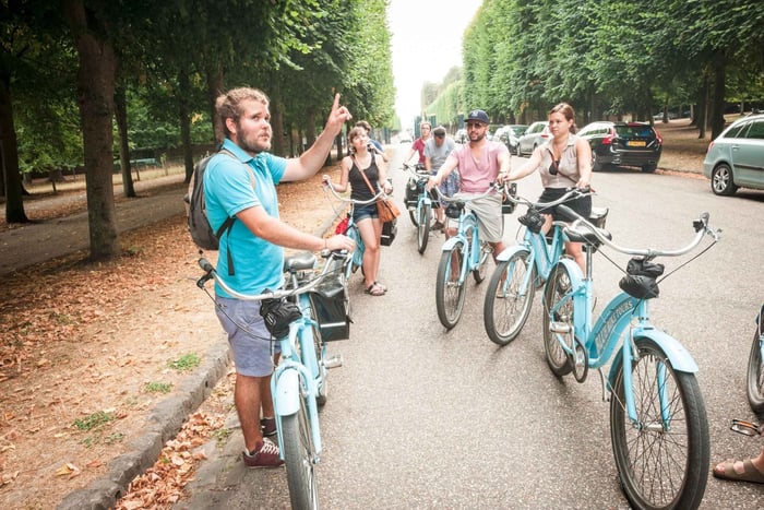Versailles-cykeltur med Palace & Queen Farm-indgang