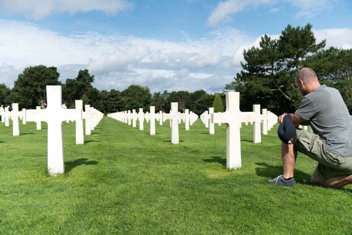 Parijs: Normandië D-Day Sites begeleide dagtrip met lunch