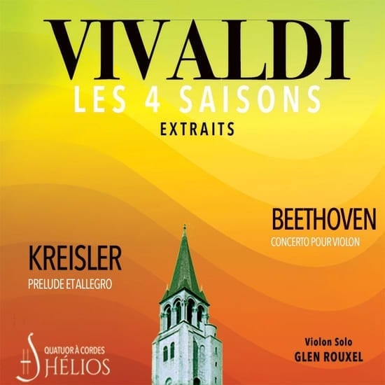 De 4 Årstider af Vivaldi uddrag / Prelude og Allegro af Kreisler / Violinkoncert af Beethoven udført af Hélios Orkestret
