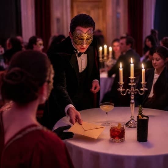 Murder on the Rocks : a murder party around a cocktail