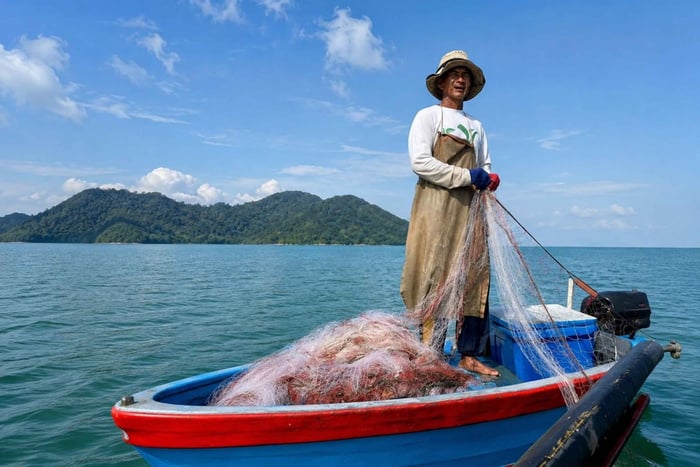 tour por el pueblo pesquero de Teluk Bahang con lugareños