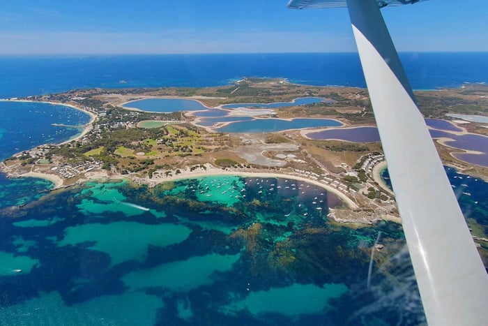 Depuis Perth : Vol panoramique des Rottnest